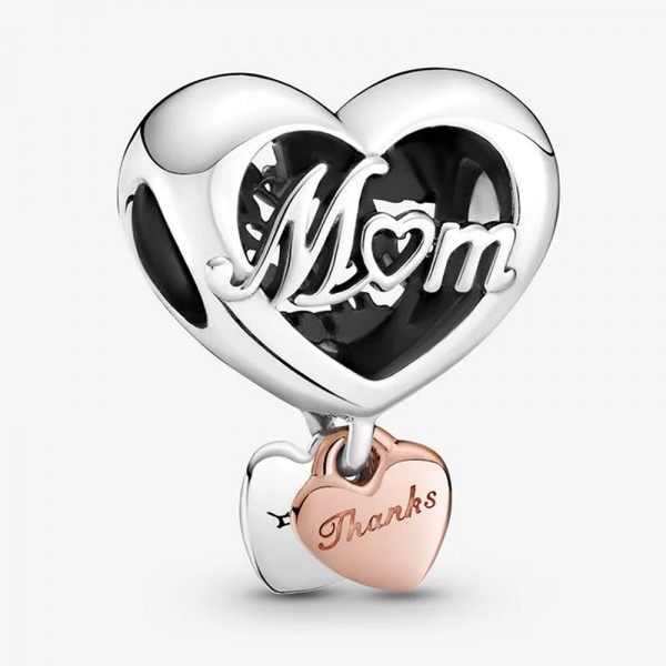 Dankeschön Mum Herz PANDORA ROSE Charm 789372C00