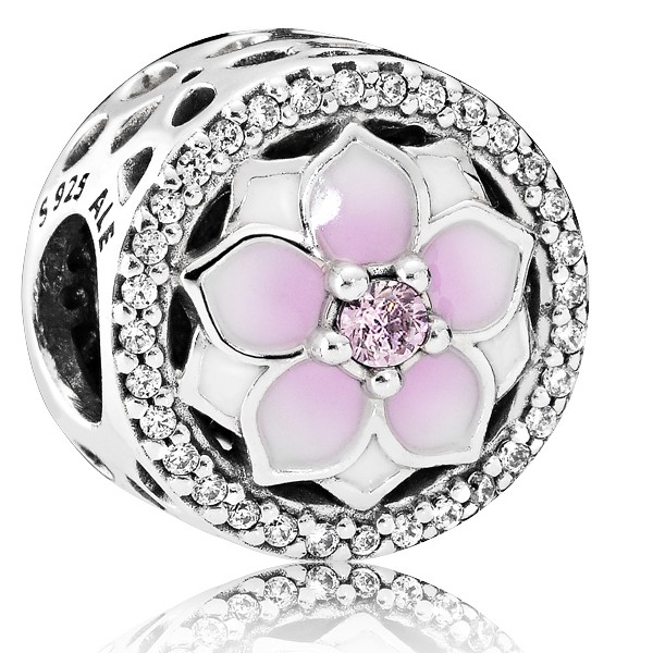 PANDORA Charm Magnolie 792085PCZ