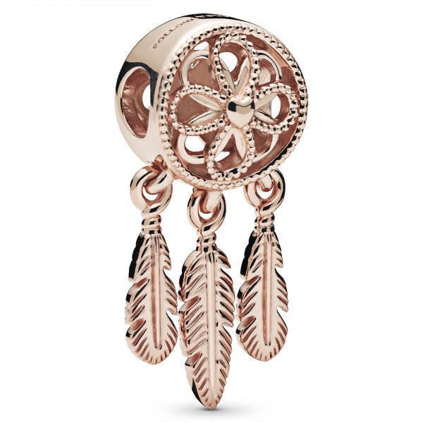 Spiritual Dreamcatcher Charm ROSE Charm 787200C00