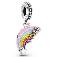 Farbenfroher Regenbogen PANDORA Charm-Anhänger 799351C01 Farbenfroher Regenbogen PANDORA Charm-Anhänger 799351C01