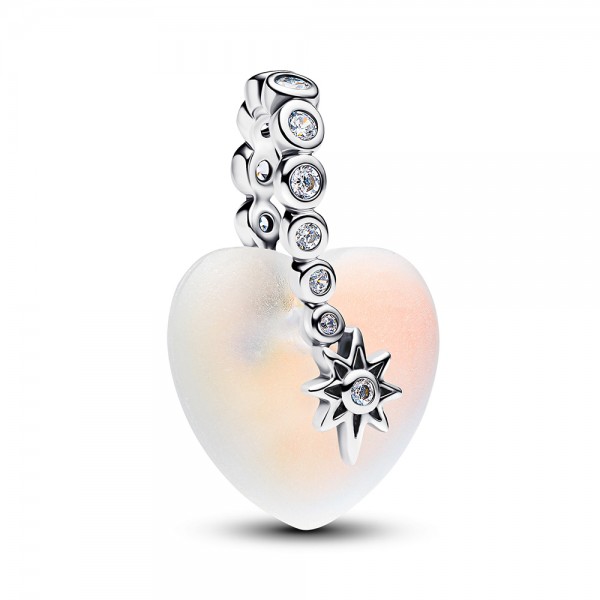 PANDORA Sternschnuppe & Herz Charm-Anhänger 794143C01