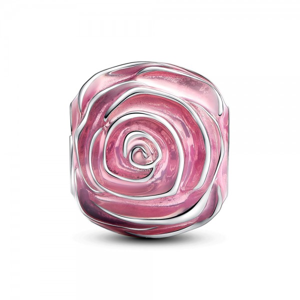 Pandora Pink Rose in Bloom Charm 793212C01