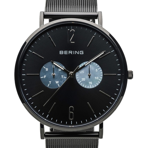 Classic schwarz glänzend Bering Unisex Uhr 14240-123
