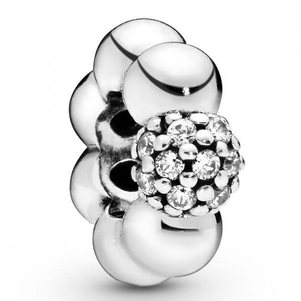 Polished Pavé Bead Zwischenelement PANDORA 798310CZ