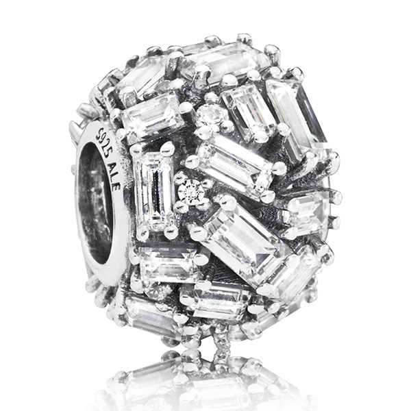 Eiswuerfel PANDORA Charm Ice cube silver charm 797746CZ