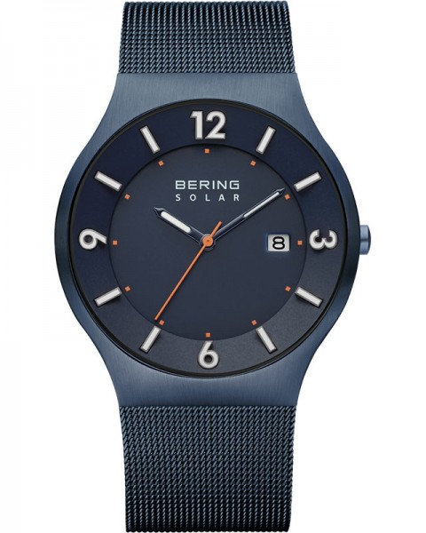 Bering Herren-Solaruhr Slimline 14440-393