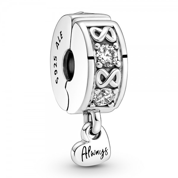 Familie Für Immer Pavé PANDORA Clip-Charm 791151C01