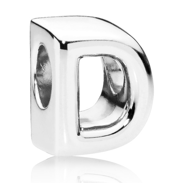 PANDORA Buchstabe Letter D silver charm 797458