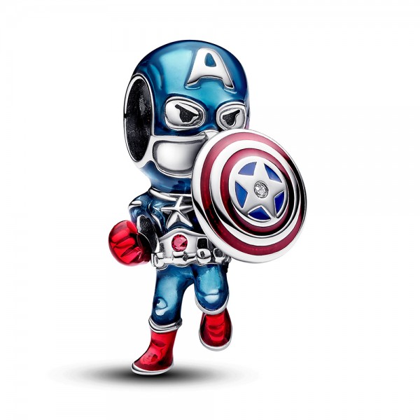 Pandora Marvel The Avengers Captain America Charm 793129C01