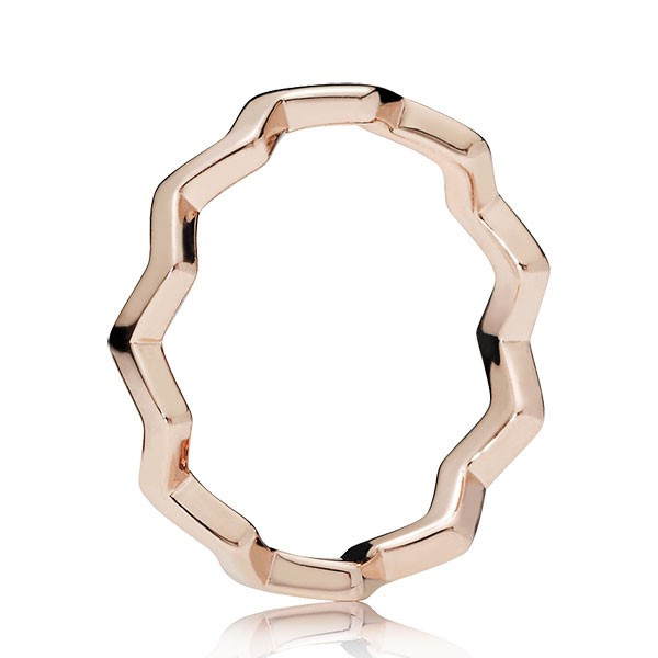 PANDORA Rose Ring Zigzag 187752-50