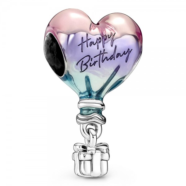 Alles Gute zum Geburtstag Heißluftballon PANDORA Charm-Anzhänger 791501C01