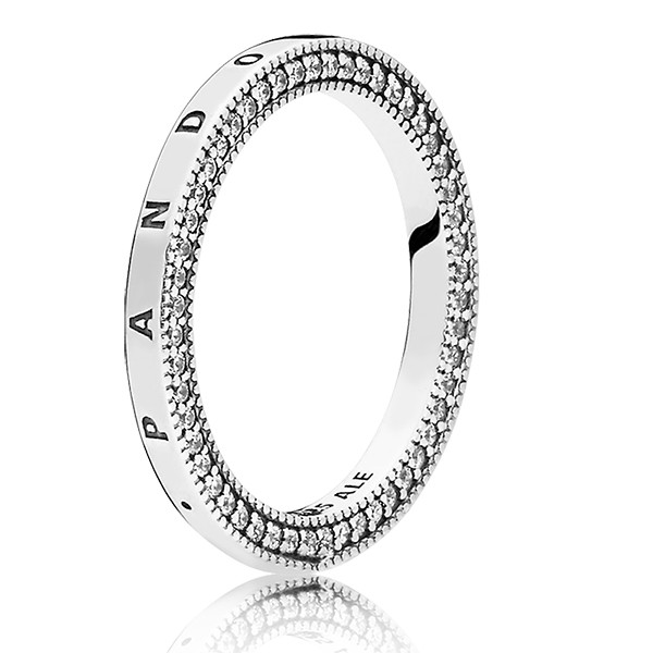 PANDORA Ring stackable Signature 197437CZ-48