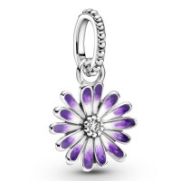 Lilafarbenes Gänseblümchen PANDORA Charmanhänger 798771C01 Lilafarbenes Gänseblümchen PANDORA Charmanhänger 798771C01