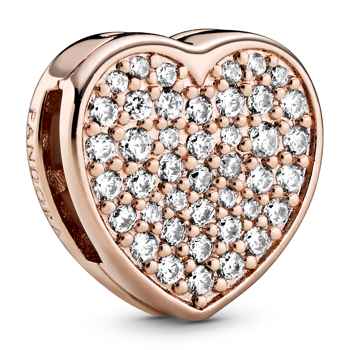 Pave Herz Clip PANDORA ROSE Reflexions Charm 788684C01 Orotiamo Schmuck und Uhrmacherkunst