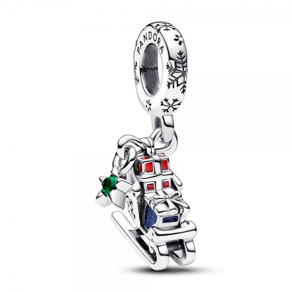 Weihnachtsschlitten 2023 PANDORA Charm-Anhänger 792977C01