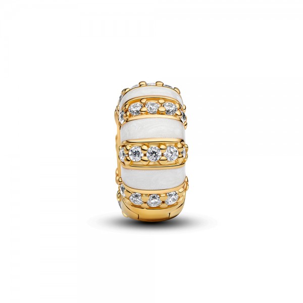 PANDORA Steine &amp; Emaille Clip-Charm 763785C01