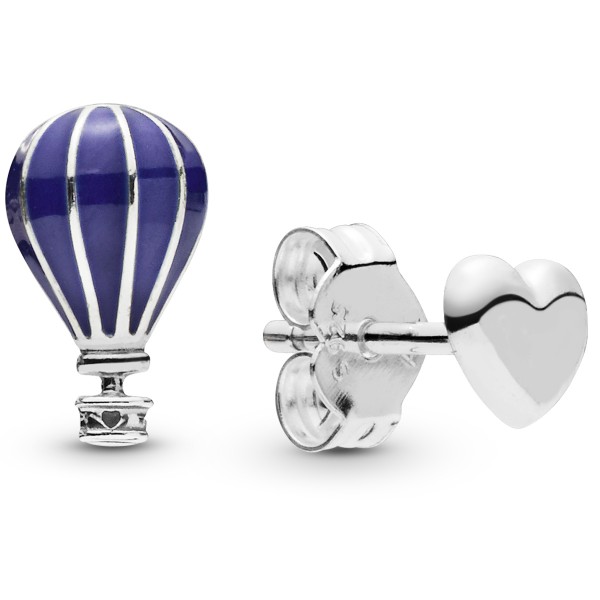 Blue Hot Air Ballon PANDORA Ohrstecker 29805EN195