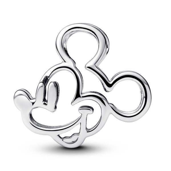 PANDORA Disney Mickey Mouse offen gearbeitetes Charm Sterling Silber 793907C00