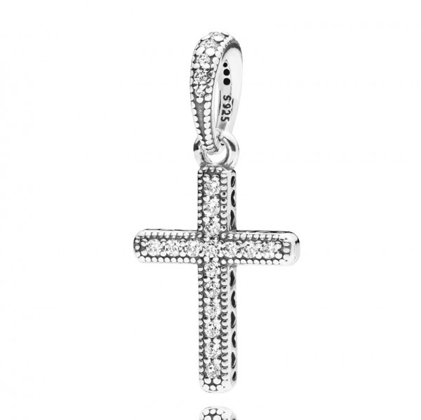 Kreuz PANDORA Kettenanhänger Cross silver pendant 397571CZ