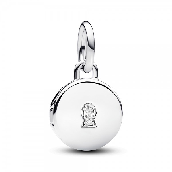 Aufklappbares und Gravierbares Liebesmedaillon Pandora Charm-Anhänger 793066C01