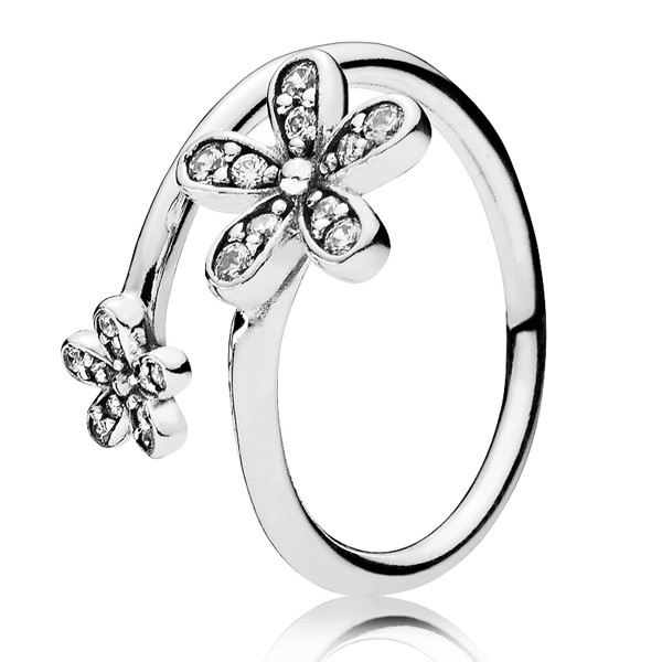 PANDORA Ring Glanzvolle Gänseblümchen 191038CZ