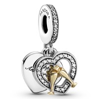 Zweifarbiger Jahrestag-Anhänger PANDORA Charmanhänger 799322C01 Zweifarbiger Jahrestag-Anhänger PANDORA Charmanhänger 799322C01