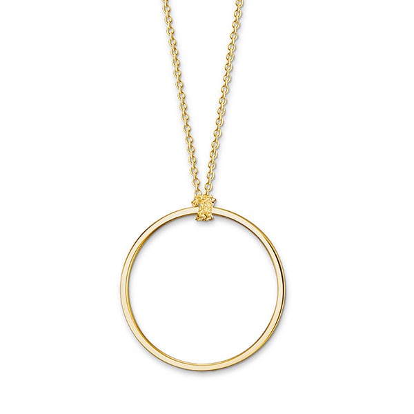Generation Charm Club Kette Kreis Gold X0252-413-39-L70