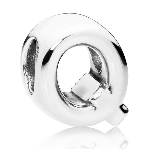 PANDORA Buchstabe Letter Q silver charm 797471