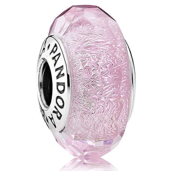 PANDORA Charm Schillernd-Rosa Facetten 791650