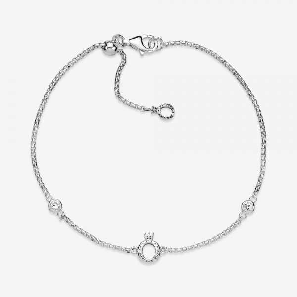 Funkelnde Crown O PANDORA Armbandkette 598276CZ