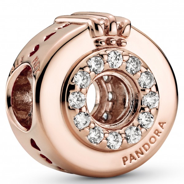 Offenes Pavé Crown O PANDORA ROSE Charm 789059C01