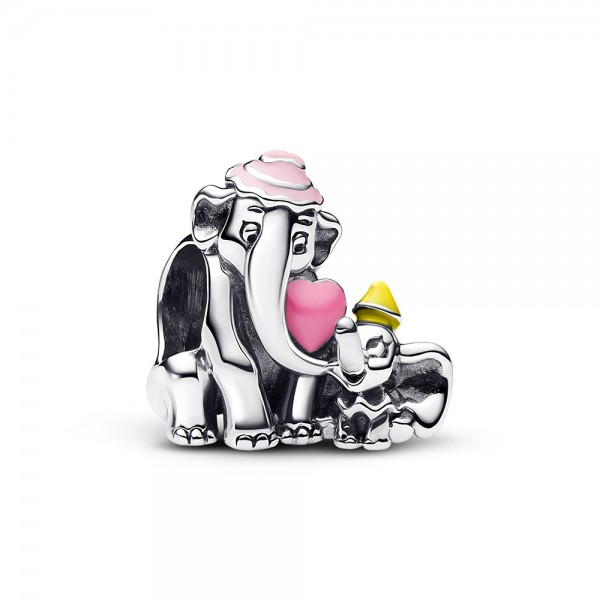 PANDORA Disney Dumbo &amp; Mama-Charm 793751C01