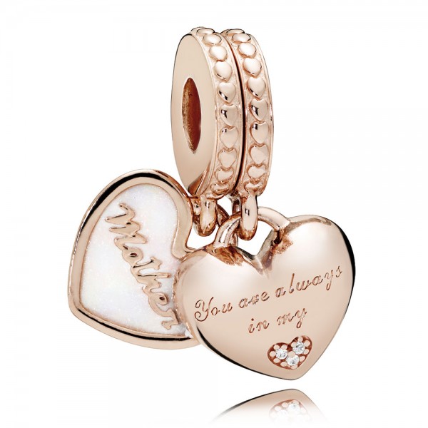 PANDORA Charm-Anhänger Mother und Daughter Hearts 782072EN23