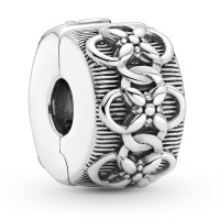 Blumenmuster PANDORA Clip 799316C00 Blumenmuster PANDORA Clip 799316C00