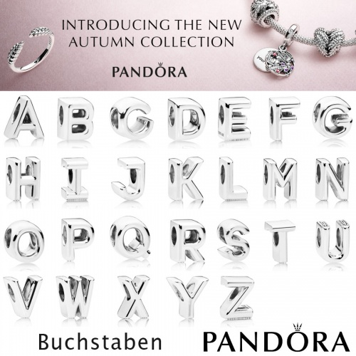 Pandora Charms Buchstaben A Bis Z In 925er Silber Ebay