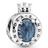 Blue Sparkling Crown O PANDORA Charm 798266NMB